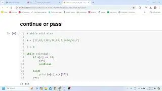 Python Tutorial Day 27 | While Loop with Else | Progress Bar | number Guess game | Break | Continue