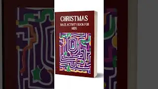 Christmas Maze Book for sell #games #puzzle #books #maze #christmas