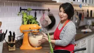 Dip & Dish: Bingka Barandam & Palm Sugar Syrup
