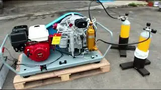 HPDMC 9cfm gasoline scuba compressor for diving breathe