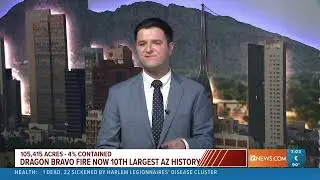 Dragon Bravo Fire explodes in size to become 10th-largest in Arizona history