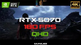 QHD MFG 4x Hellblade II RTX 5070 12GB Multi Frame Generation Ultra Realistic Graphics Raytracing FPS