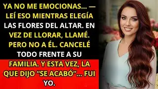 “Ya no me emocionas” — leí su mensaje en medio de los preparativos de la boda, e hice la llamada..