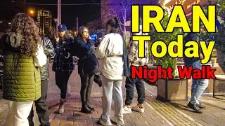 IRAN Today - Night Walk In North Of Iran 2022 Chalus City Vlog ایران