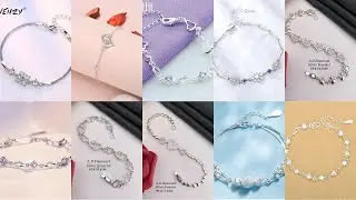 রুপার ব্রেসলেটের ডিজাইন | Latest Silver Bracelet Designs 2024 | Beautiful Italian Fancy Bracelet |