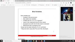 PL SQL BIND VARIABLE