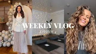 a busy week in my life | events, home cooking + new curly hair routine
