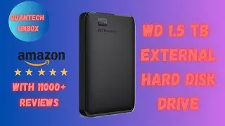 WD 1.5 TB External Hard Disk Drive#unboxing#externalhardisk#