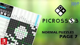 Picross S3 - Normal Puzzles - Page 7 - No Assist - Nintendo Switch