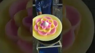 Reversing the rose blossoms #shorts #cottoncandy #candyfloss #fairyfloss