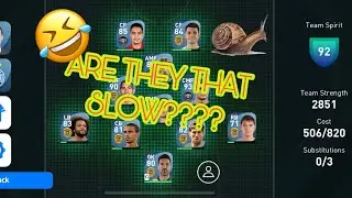 USING SOME OF SLOWEST PLAYERS IN PES 2021 (SUPERSTAR)  Pes mobile 2021.