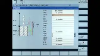 SINUMERIK 808D Tutorial Milling Part 17 - Cycle83 Drilling