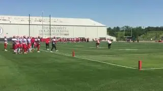Chiefs DBs at OTAs