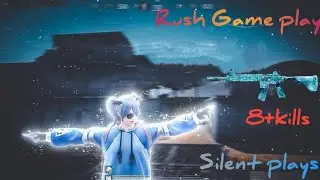 NEW BEST RUSH GAMEPLAY🔥 Pubg Mobile #silentplays