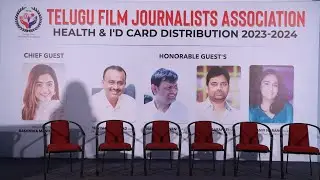 Telugu Film Journalists Association Health and ID Card Distribution 2023 - 2024