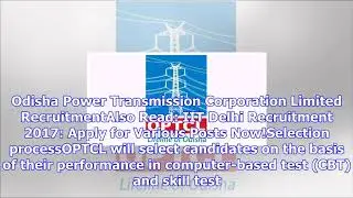 Odisha power transmission corporation limited recruitment