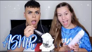 [ASMR] MAKEUP BOY tries GIVING me TINGLES💙 | ASMR Marlife
