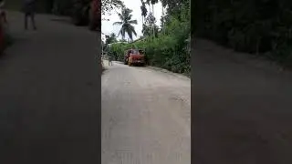 Applying prime coat by using bitumen distributor....