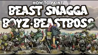 BEAST SNAGGAS!!! Easy Ork Painting Tutorial for 40K!!!