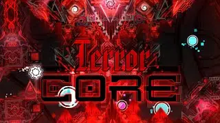 Ce niveau &agrave; BEAUCOUP TROP d'objets !!! - TerrorCore // EXTREME DEMON | geometry dash fr