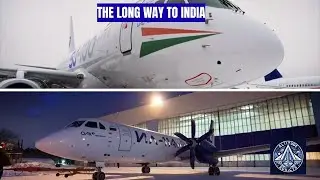 Российским самолетам Ил-114-300 и СДж-100Т необходимо пролететь 7000 км, чтобы добраться до Индии...
