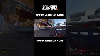 Bo6 Warzone Glitches Airport Under Map Glitch on VERDANSK