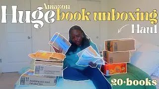 HUGE Amazon Book Unboxing Haul 📦📖 20+ books ( book Haul)