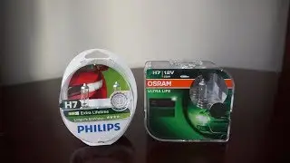 Philips LongLife EcoVision vs OSRAM Ultra Life