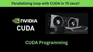 Parallelizing loops with CUDA in 70 seconds!! #shorts  #gpucomputing #cuda #nvidiagpus