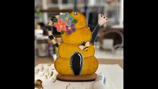 🎨 **How to Paint a Laser Cut Honey Bee Teapot | Step-by-Step Tutorial** 🐝