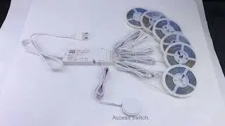 Under Cabinet Collection Display COB LED Strip Light Bookcase Wardrob