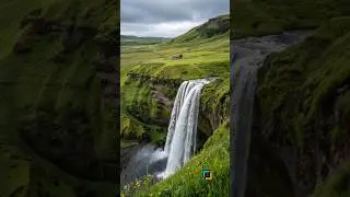 Mountain Waterfall Paradise | Relaxing Nature Sounds #MountainWaterfall #RelaxingNatureSounds