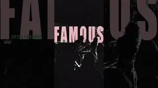 Tomorrow! &ldquo;Famous&rdquo; is out everywhere! #newmusic #altmusic #music #livemusic