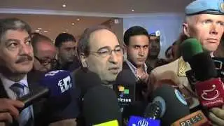 SYRIA: UNSMIS's Maj-Gen ROBERT MOOD & SYRIA's FAISAL MIQDAD