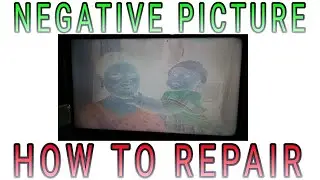 PHILIPS LCD LED TV PANEL PROBLEM SOLVED, NEGATIVE PICTURE.