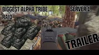 [TRAILER] Biggest Alpha tribe raid in ARK history - Ark Survival Evolved - Official PVP