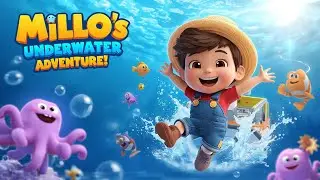 🌊 Underwater Adventure with millo | Fun Ocean Friends for Kids 🐟🪼 #nurseryrhymes