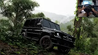 STOLEN Mercedes-Benz G63 driving through the jungle | Forza Horizon 5 | Thrustmaster T300RS gameplay
