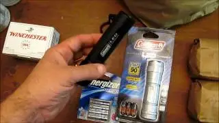 Survival Gear - LED Flashlights, Seeds, Lithium Batteries
