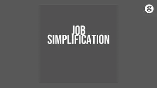 Job Simplification