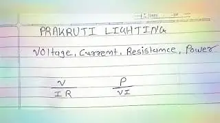 Basic formula and calculation - Voltage,current,resistance,power with music.