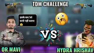 Hydra Hrishav Gaming vs OR Mavi 1v1 intense TDM Match in pubg mobile