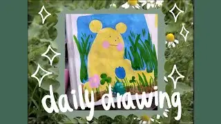Daily Drawing #04 Yellow Guy Fella & Bug
