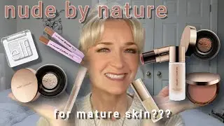 Nude by Nature Product Reviews: Clean Beauty Brand at Wal-Mart / Is It Good for MATURE SKIN?