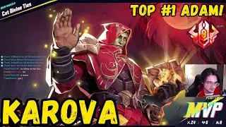 MVP! TOP #1 ADAM WARLOCK! KAROVA PRO ADAM WARLOCK GAMEPLAY - MARVEL RIVALS DAILY