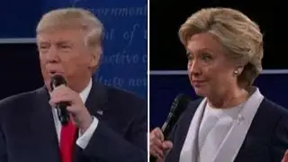 Trump and Clinton clash over economy, foreign policy