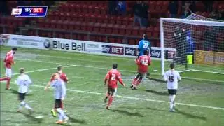 Crewe Alexandra vs MK Dons - League One 2013/14