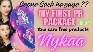 My First Nykaa PR Package| Dream Come True| Nykaa Pink Friday Sale 50% off | Affordable Makeup Haul