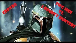 SWG Emu Jedi vs 5 Bounty Hunters