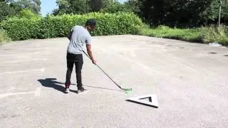 PassMaster Hockey Puck Rebounder Review Snipers Edge Off Ice Training Aid